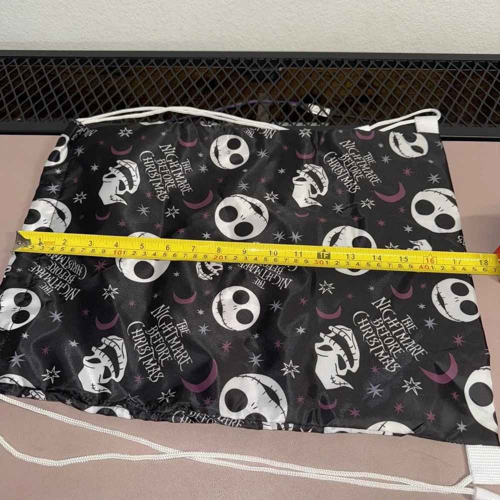 Build-A-Bear Nightmare Before Christmas Drawstring Backpack Jack Skellington Bag